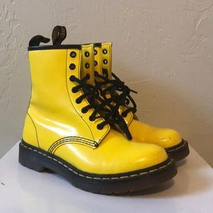 Yellow Dr. Martens